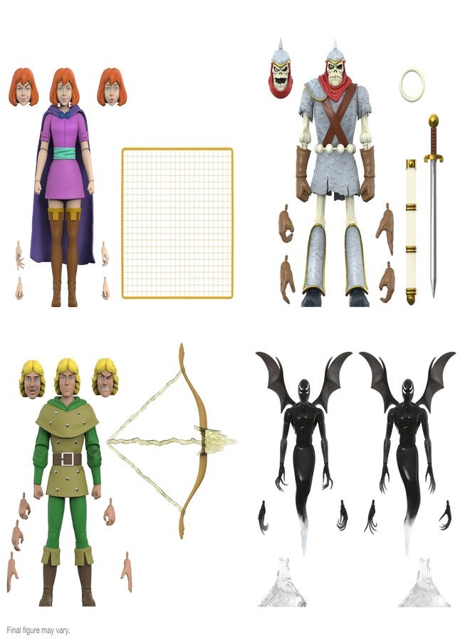 سوبر7 شخصية هانك الحارس من سلسلة ألعاب Dungeons & Dragons من Super7 - مجسم حركة بطول 7 بوصات مع ملحقات، من مقتنيات الألعاب القديمة والألعاب الكلاسيكية - Image 5